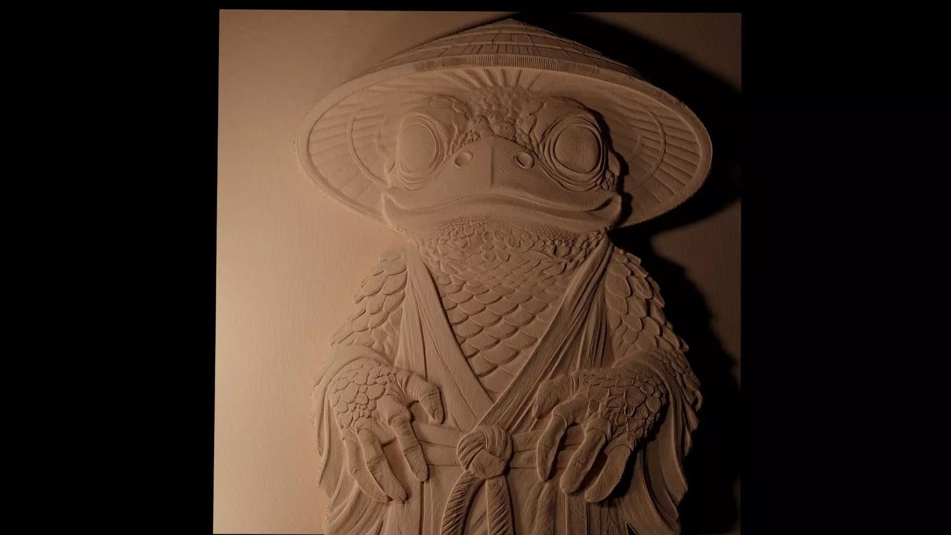 Kappa CNC 3d Print High Relief Sand Casting 3D print model_0