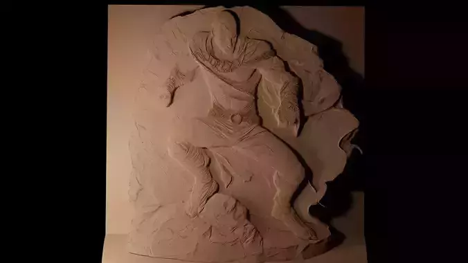 Kain Legacy of Kain CNC 3d Print High Relief Sand Casting