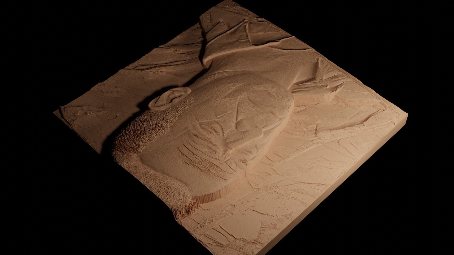 John McClane Die Hard CNC 3d Print High Relief Sand Casting 3D print model_4