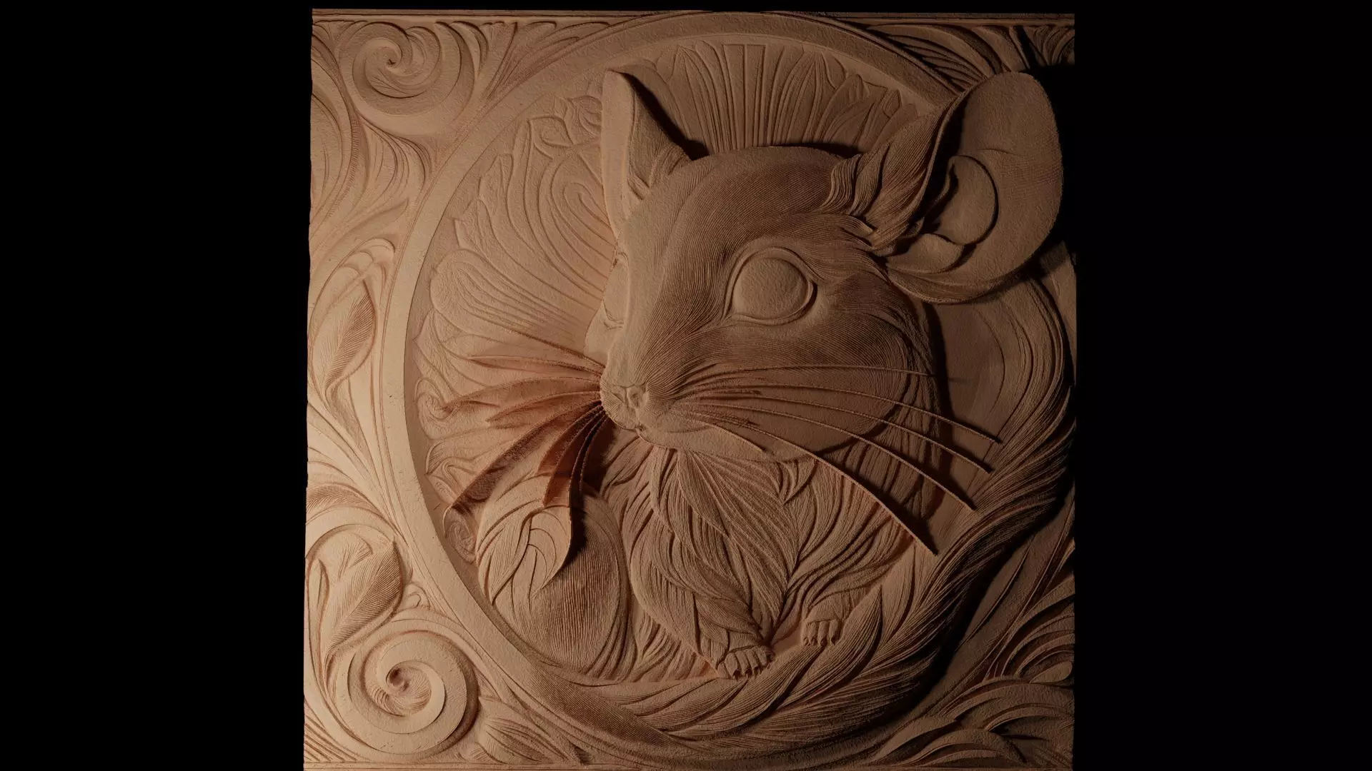 Jerboa CNC 3d Print High Relief Sand Casting 3D print model_0