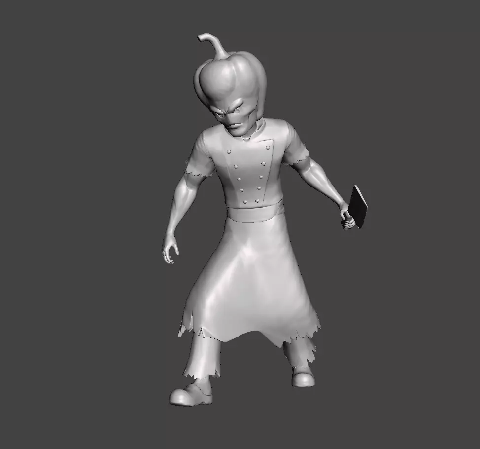 Pepper Monster One punch man 3D Model 3D print model_0