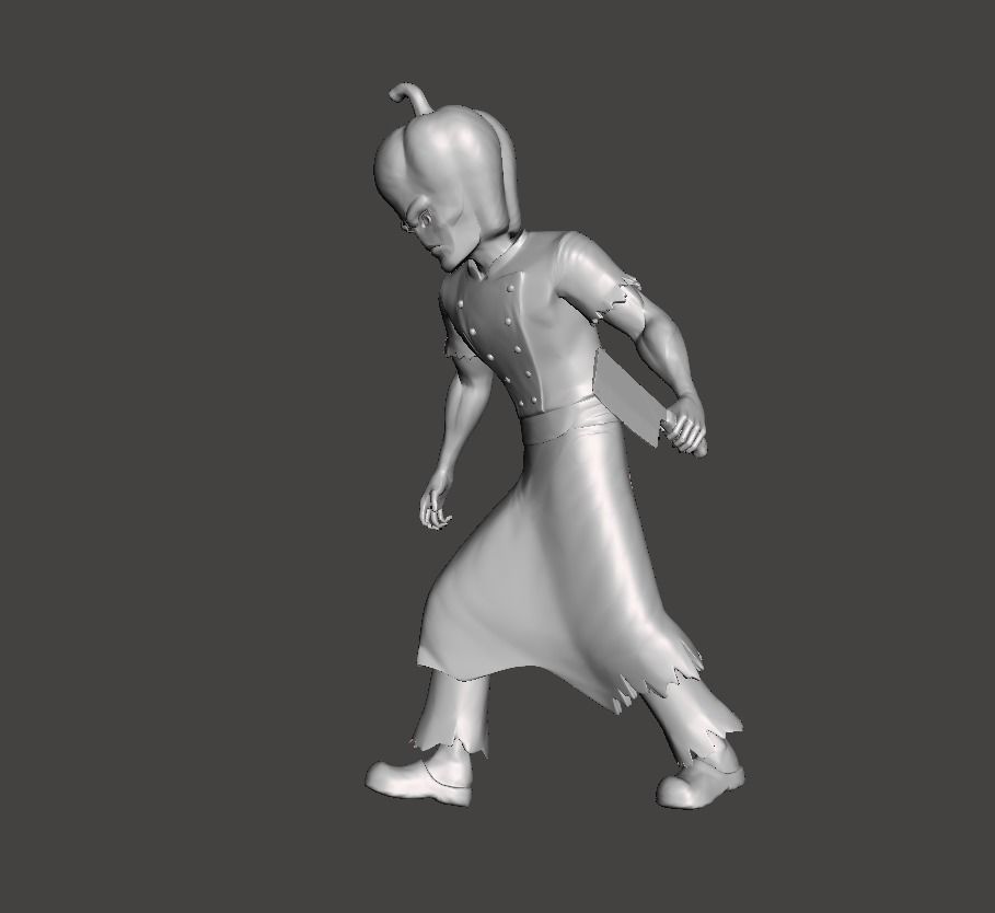 Pepper Monster One punch man 3D Model 3D print model_1