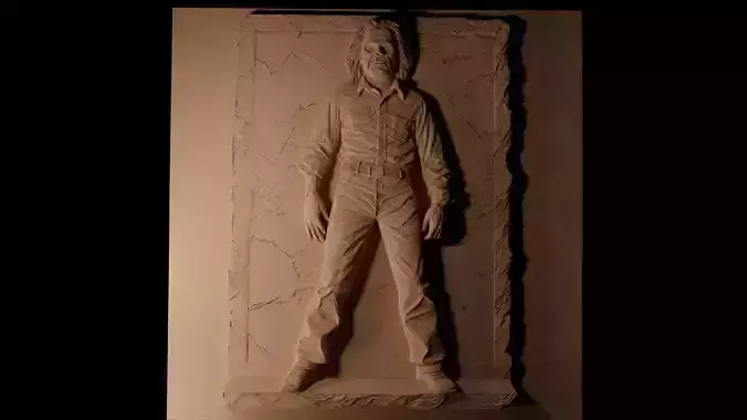 Jack Torrance The Shining CNC 3d Print High Relief Sand Casting 3D print model