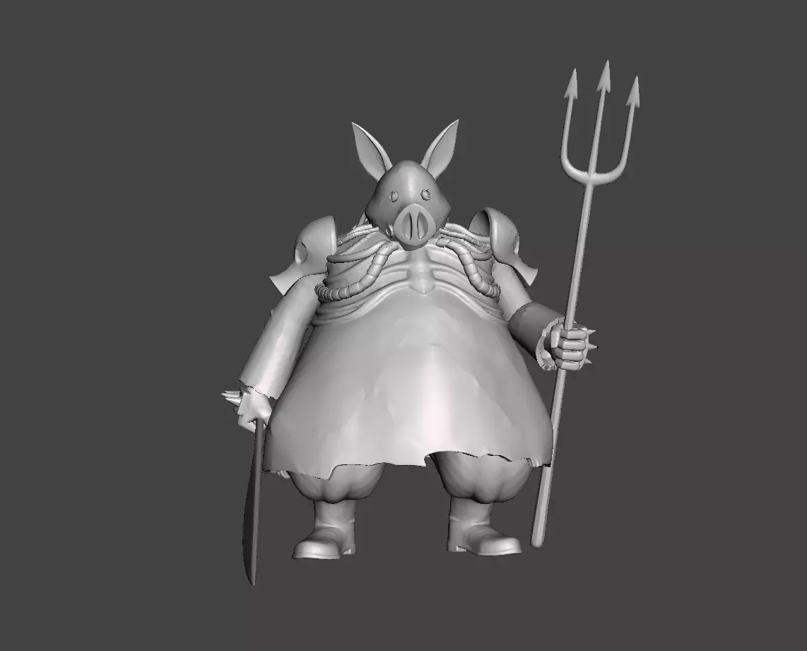 Pluton One Punch man 3D Model 3D print model