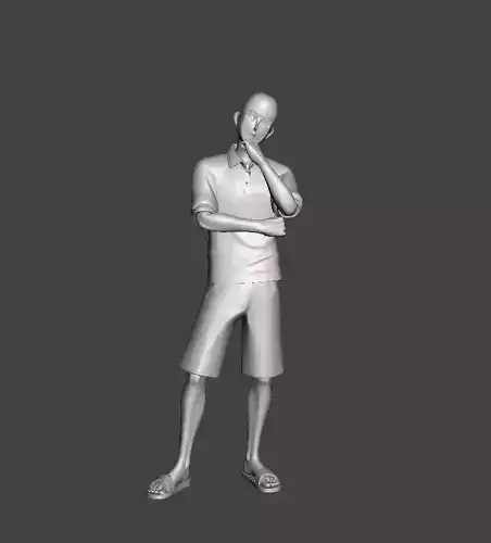 Saitama 3D Model
