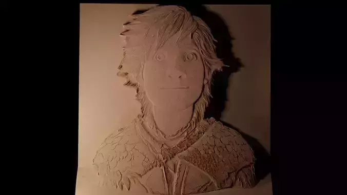 Hiccup How to Train Your Dragon CNC High Relief Sand Casting