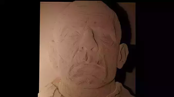 Hannibal Lecter CNC 3d Print High Relief Sand Casting