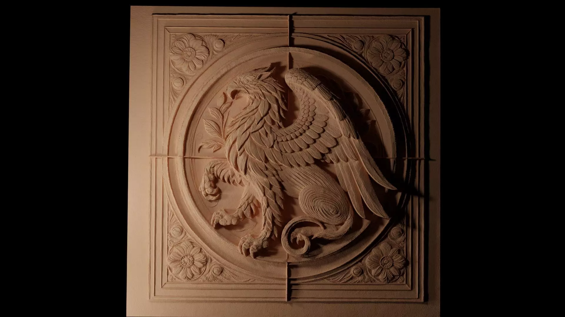 Griffin CNC 3d Print High Relief Sand Casting 3D print model_0