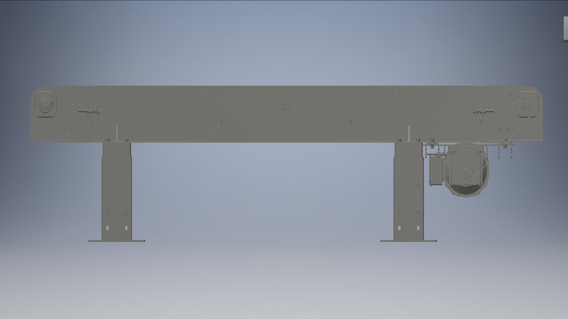 Slat Chain Conveyor 3D model 3D model_4