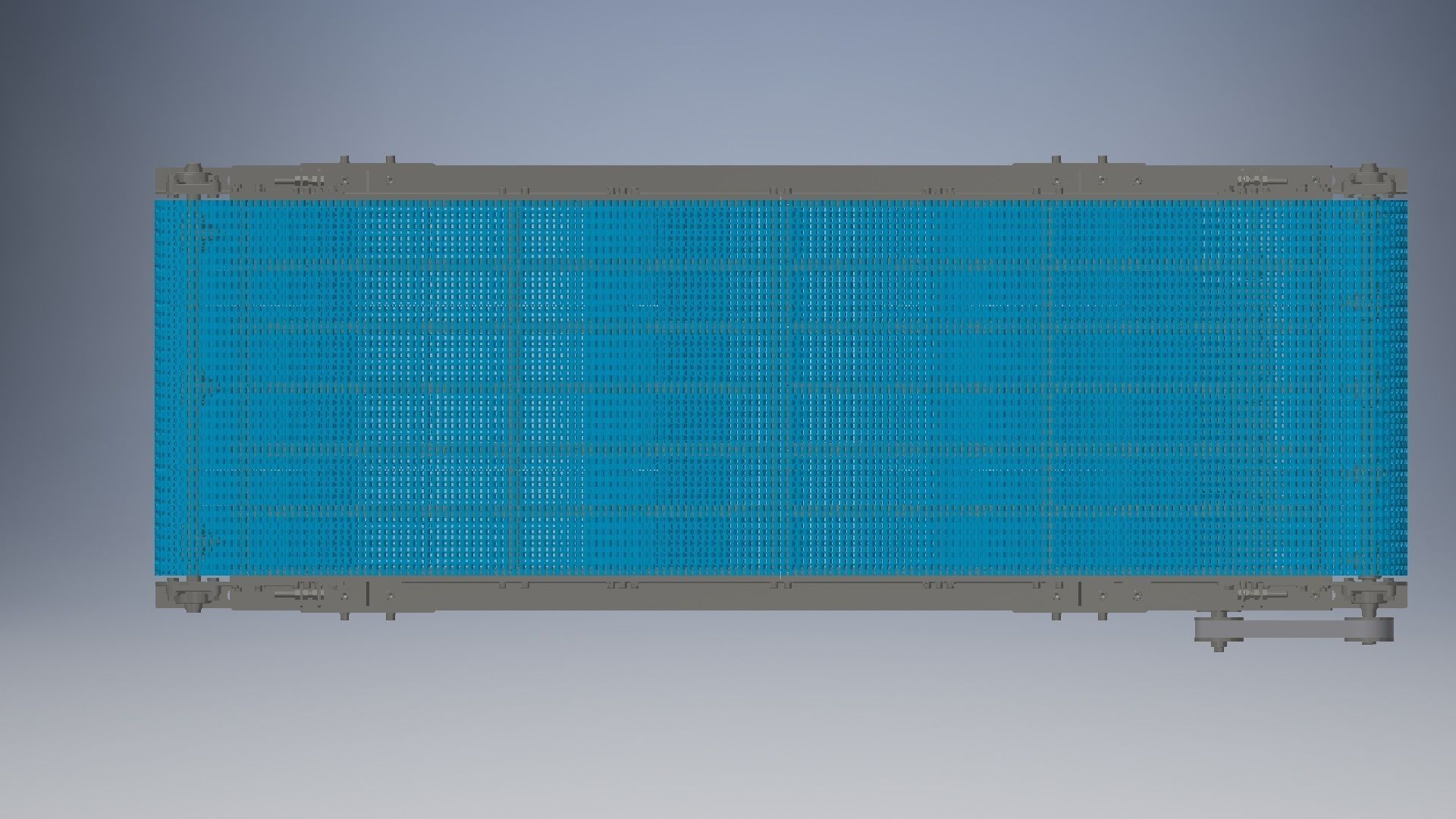 Slat Chain Conveyor 3D model 3D model_13