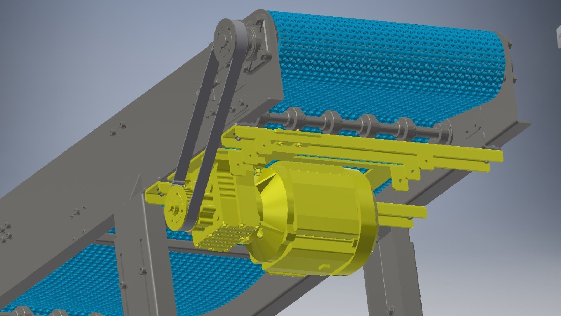 Slat Chain Conveyor 3D model 3D model_15