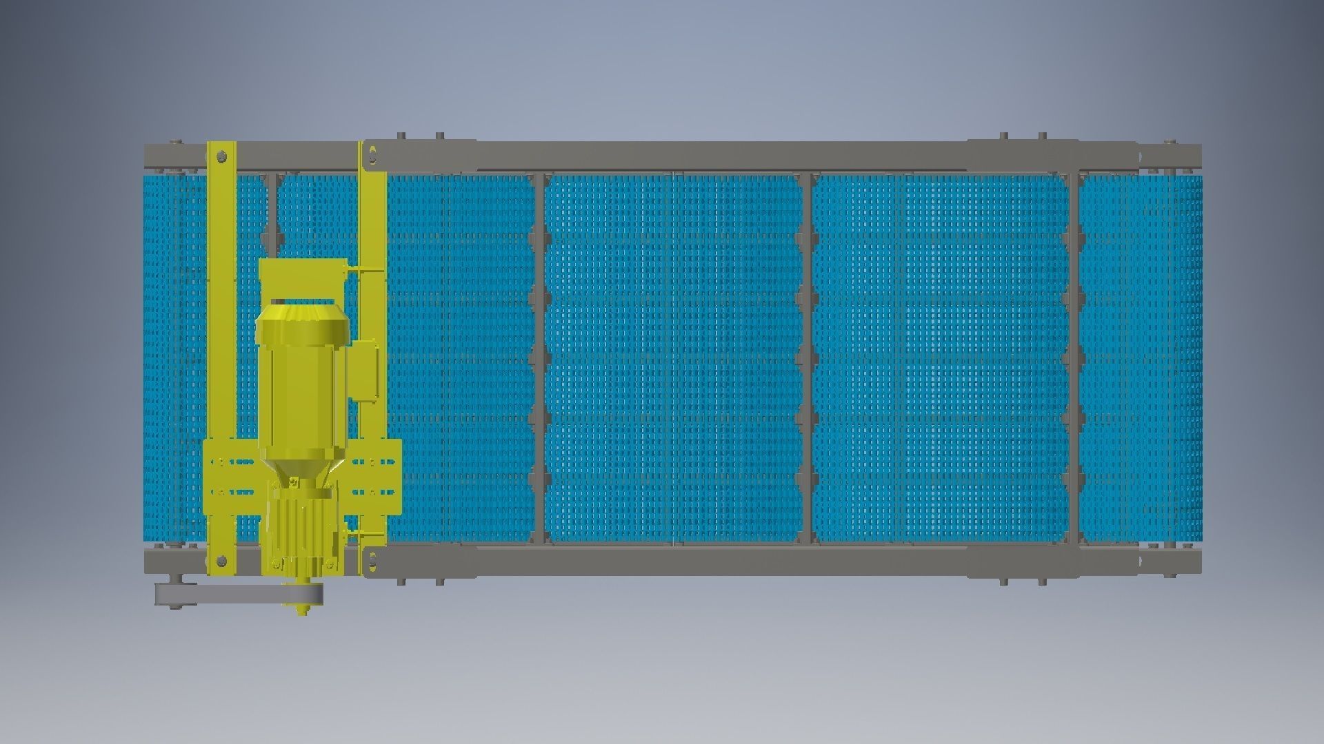 Slat Chain Conveyor 3D model 3D model_14