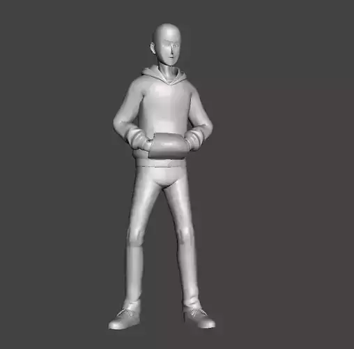 Saitama hoodie 3D Model