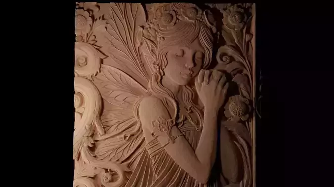 Fairy CNC 3d Print High Relief Sand Casting