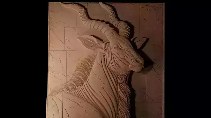 Eland CNC 3d Print High Relief Sand Casting