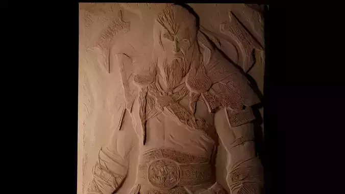 Dovahkiin Skyrim CNC 3d Print High Relief Sand Casting