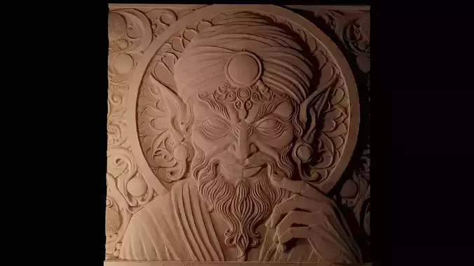 Djinn CNC 3d Print High Relief Sand Casting
