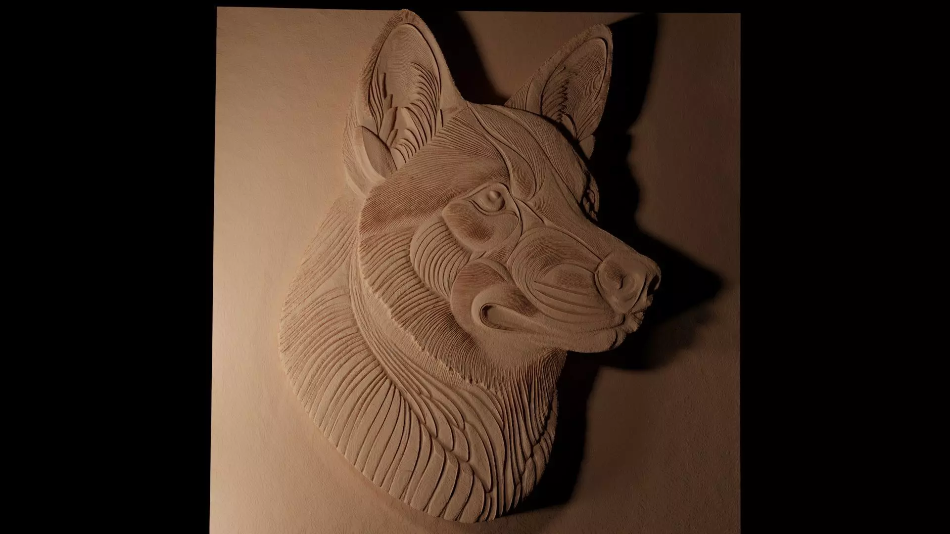 Dingo CNC 3d Print High Relief Sand Casting 3D print model_0