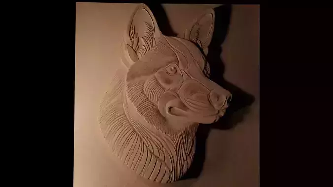 Dingo CNC 3d Print High Relief Sand Casting