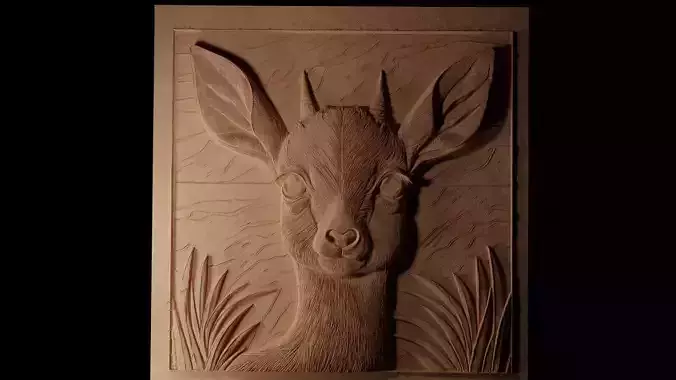 Dik-dik CNC 3d Print High Relief Sand Casting