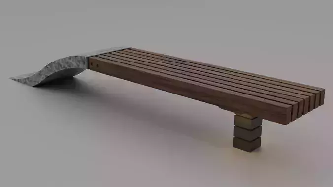 Bench for skateboard park