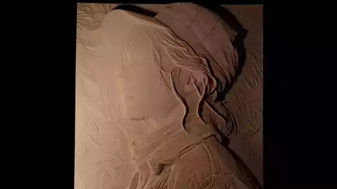 Clementine Walking Dead CNC 3d Print High Relief Sand Casting