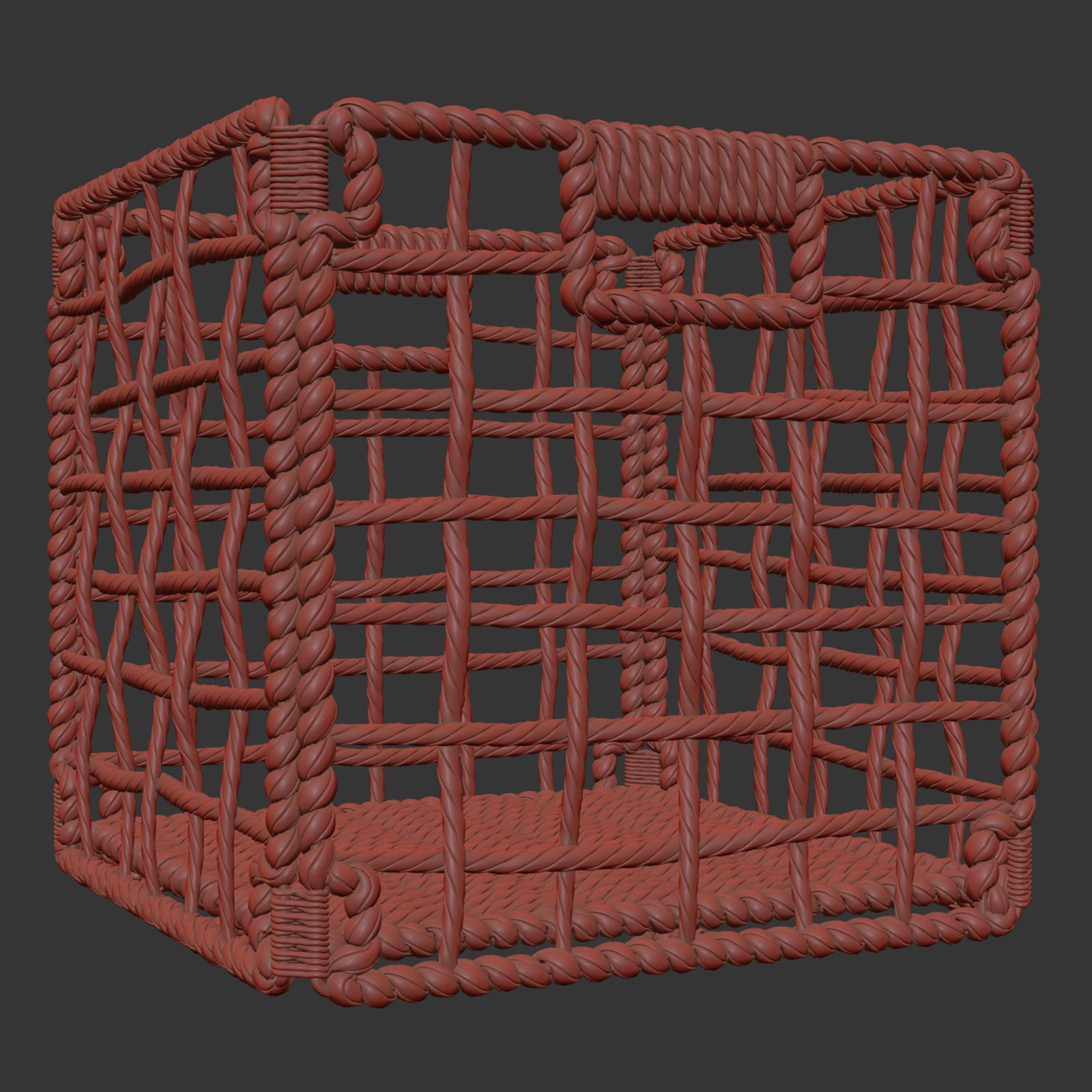 Janice basket 30cm RendezVousDeco 3D model_10