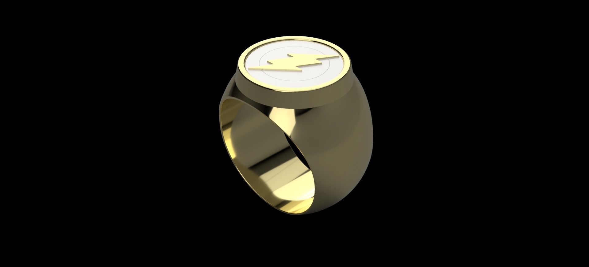 The Flash Classic - Ring 3D print model_1