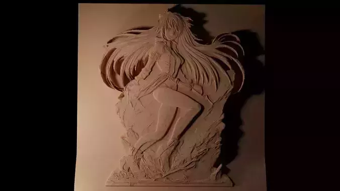 Bayonetta  CNC 3d Print High Relief Sand Casting