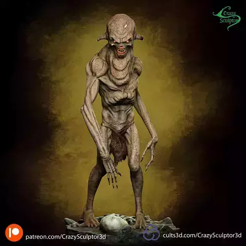 he Witcher Nekker for 3D printing