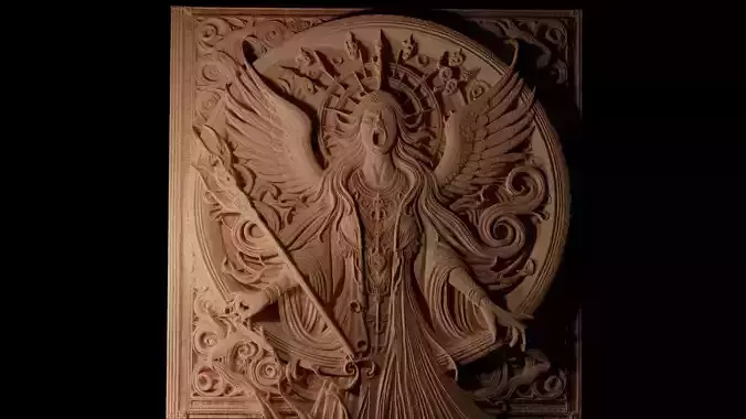 Banshee CNC 3d Print High Relief Sand Casting