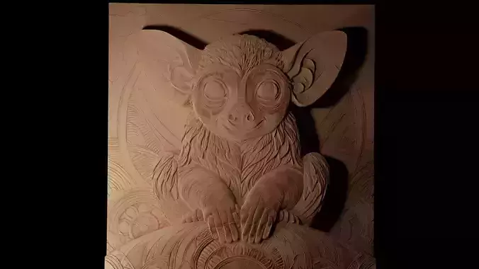 Armadillo CNC 3d Print High Relief Sand Casting