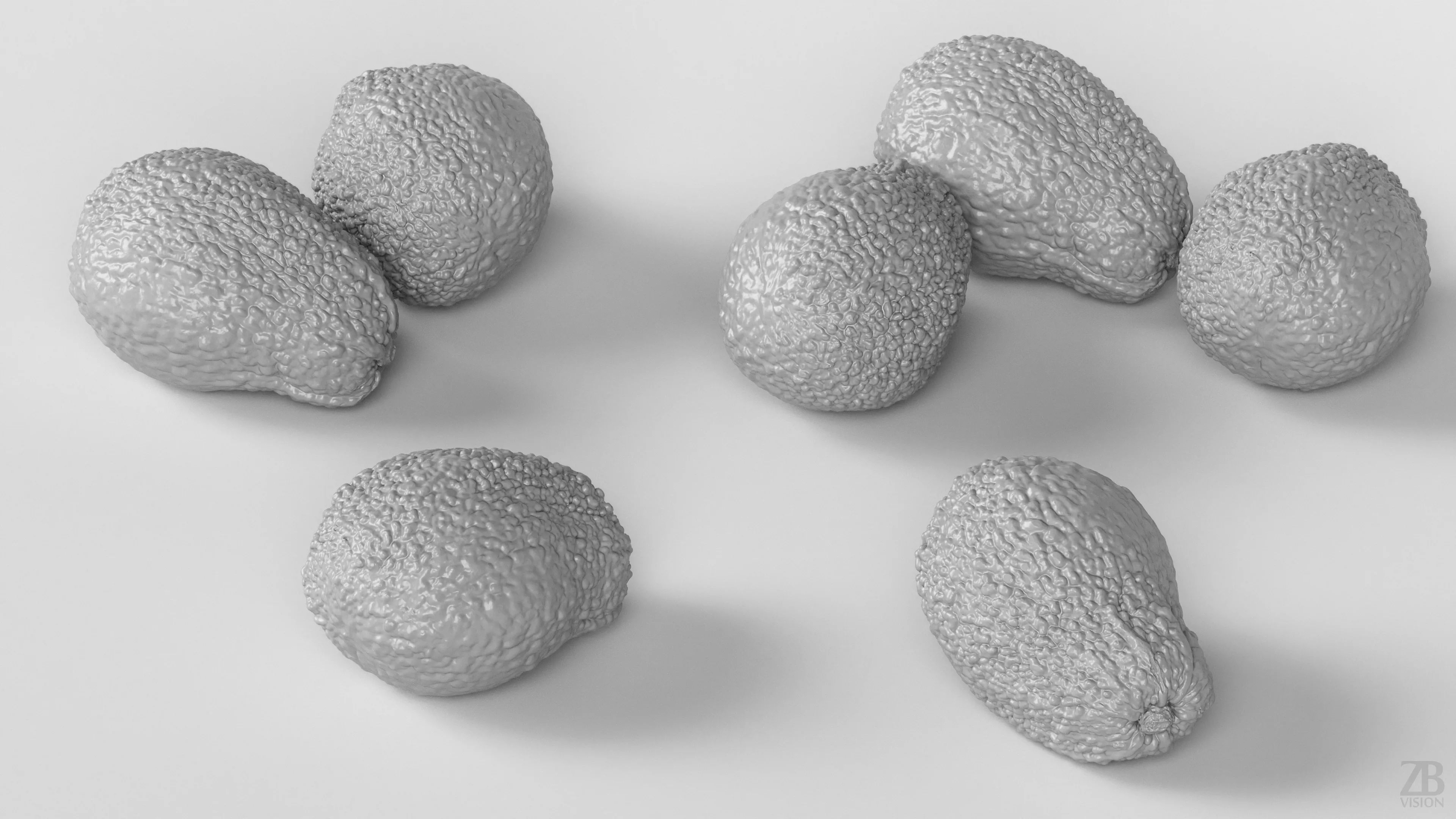 Avocado 3D model_3
