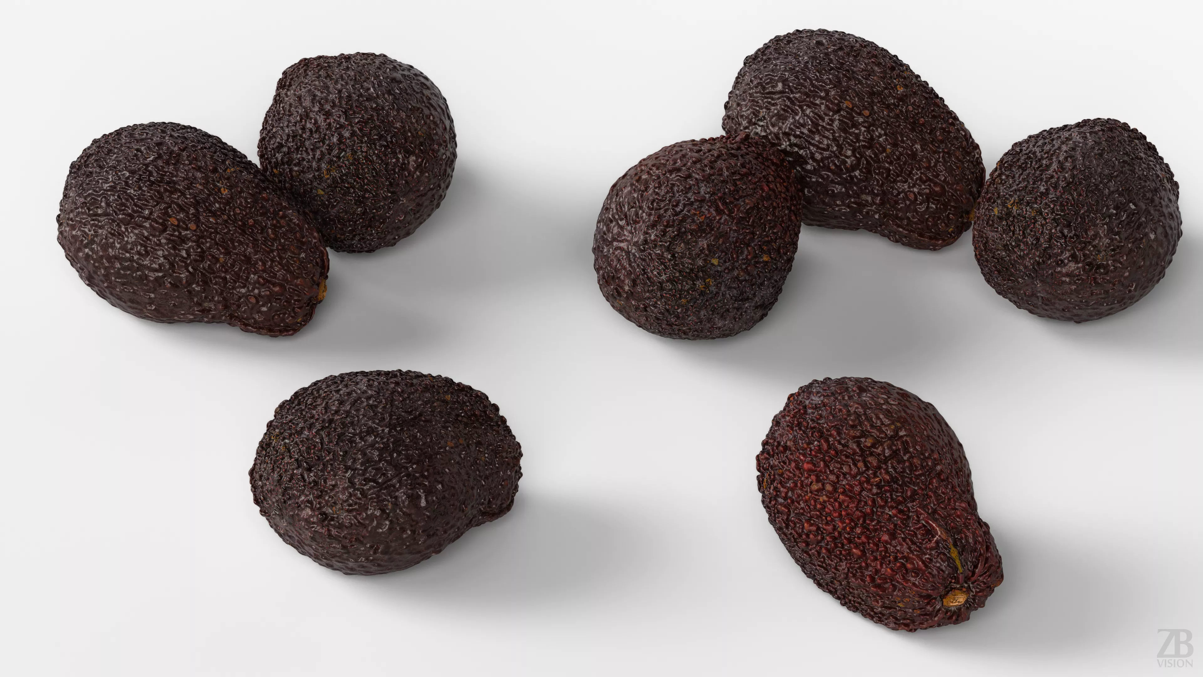 Avocado 3D model_2