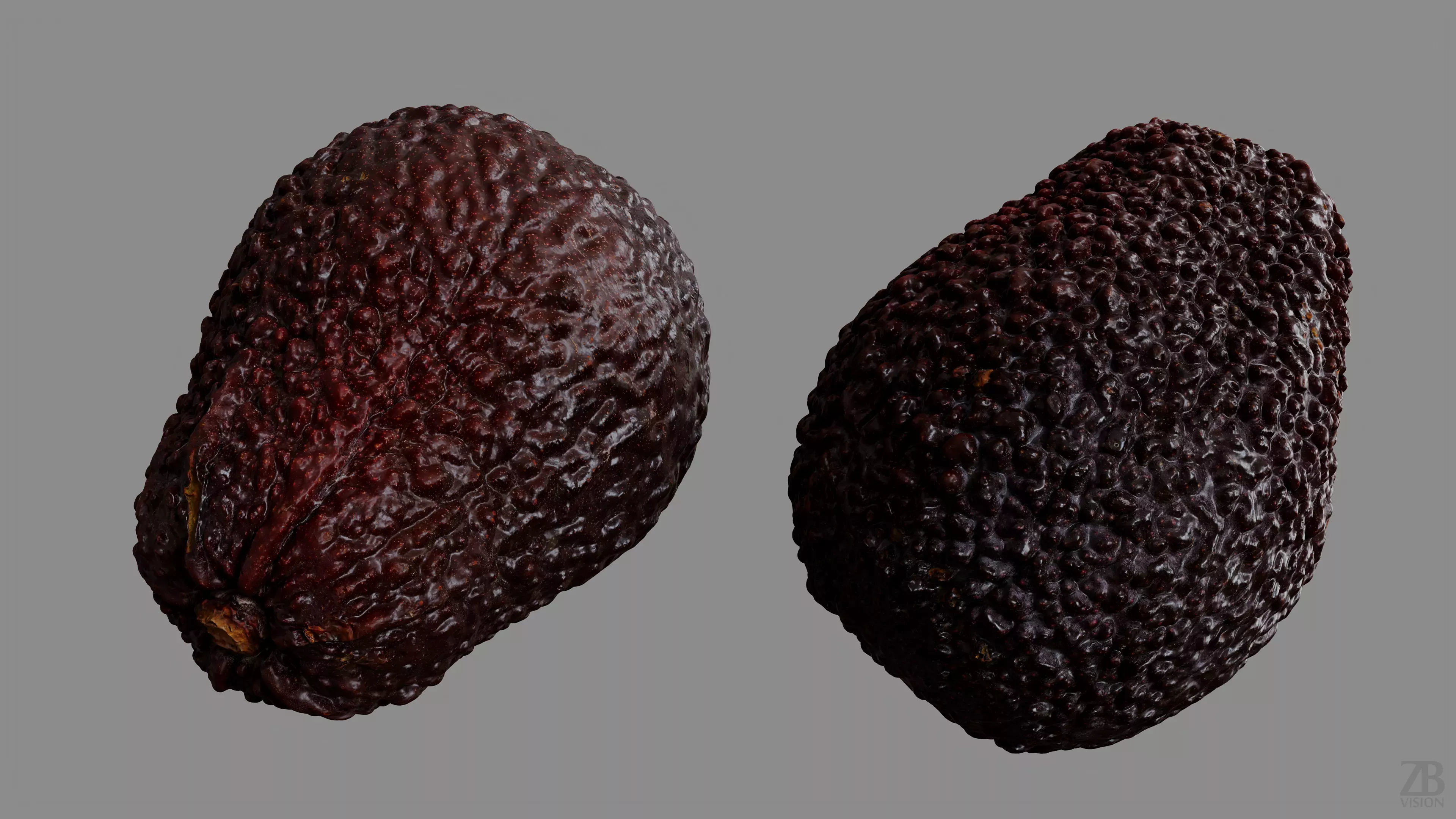 Avocado 3D model_9