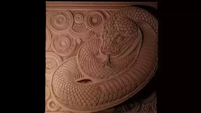 Anaconda CNC 3d Print High Relief Sand Casting