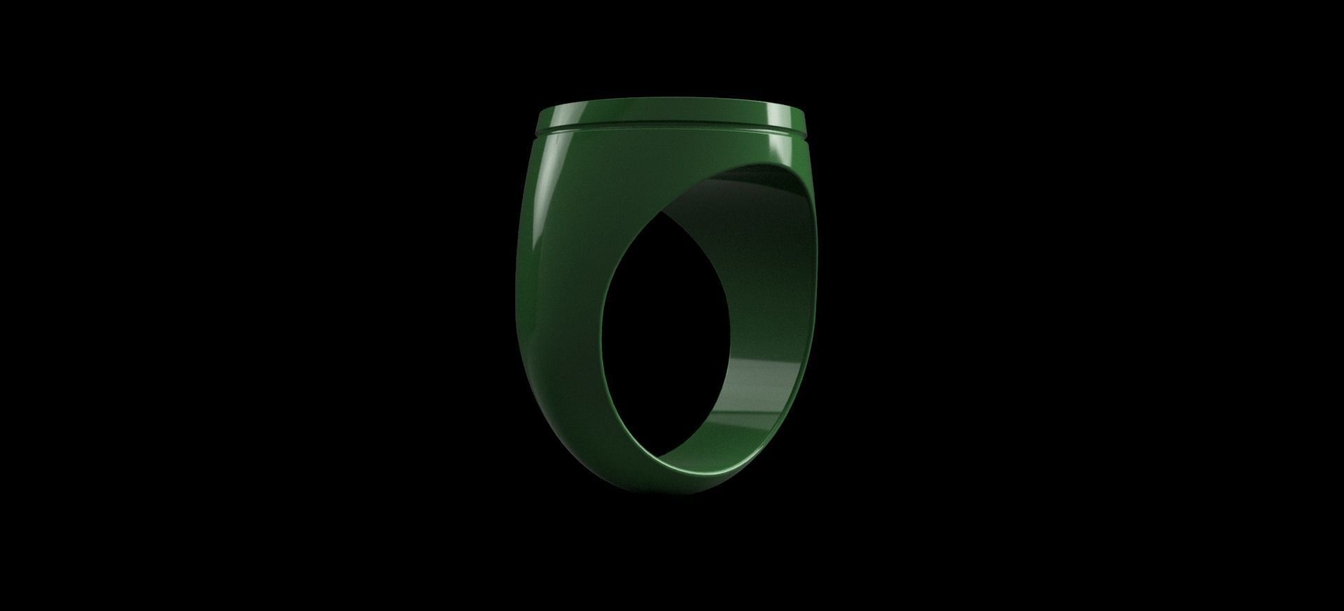 Green Lantern Classic - Ring 3D print model_11