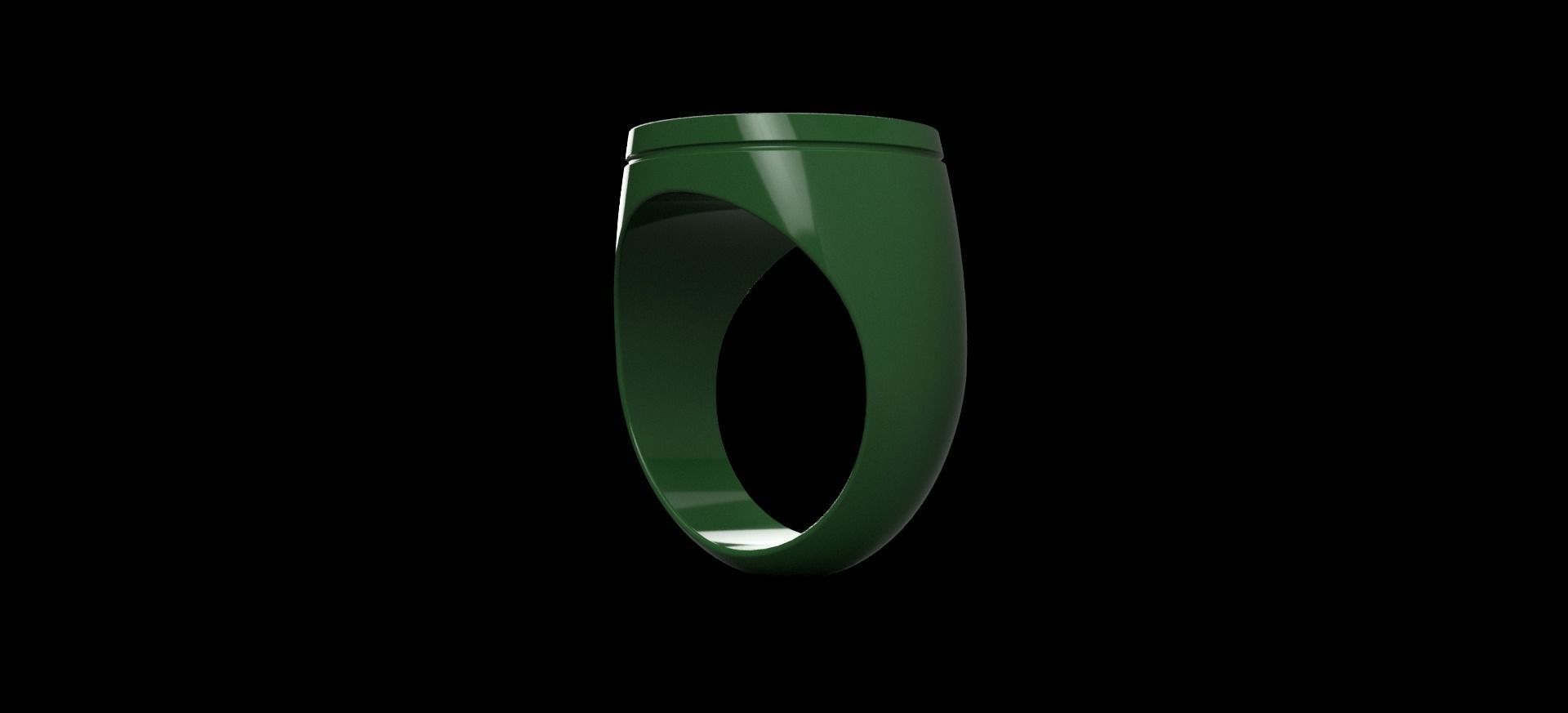 Green Lantern Classic - Ring 3D print model_9