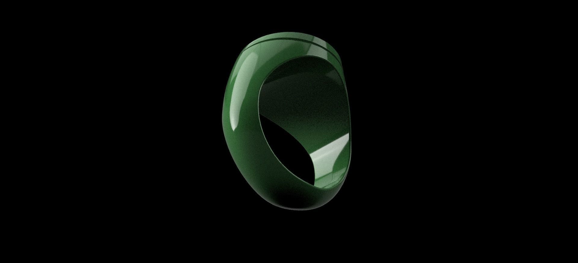 Green Lantern Classic - Ring 3D print model_3