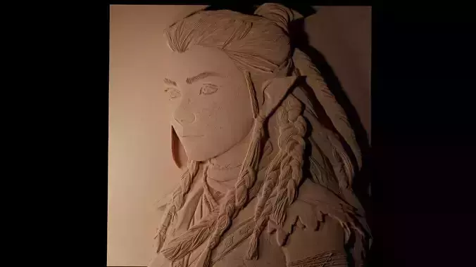 Aloy Horizon Series CNC 3d Print High Relief Sand Casting 3D print model