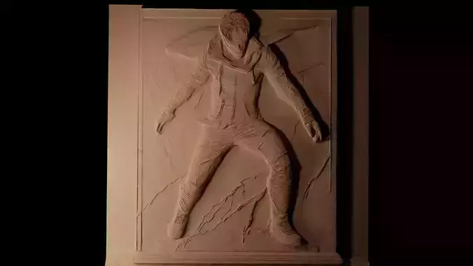 Alex Mercer Prototype CNC 3d Print High Relief Sand Casting