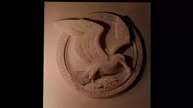 Albatross CNC 3d Print High Relief Sand Casting