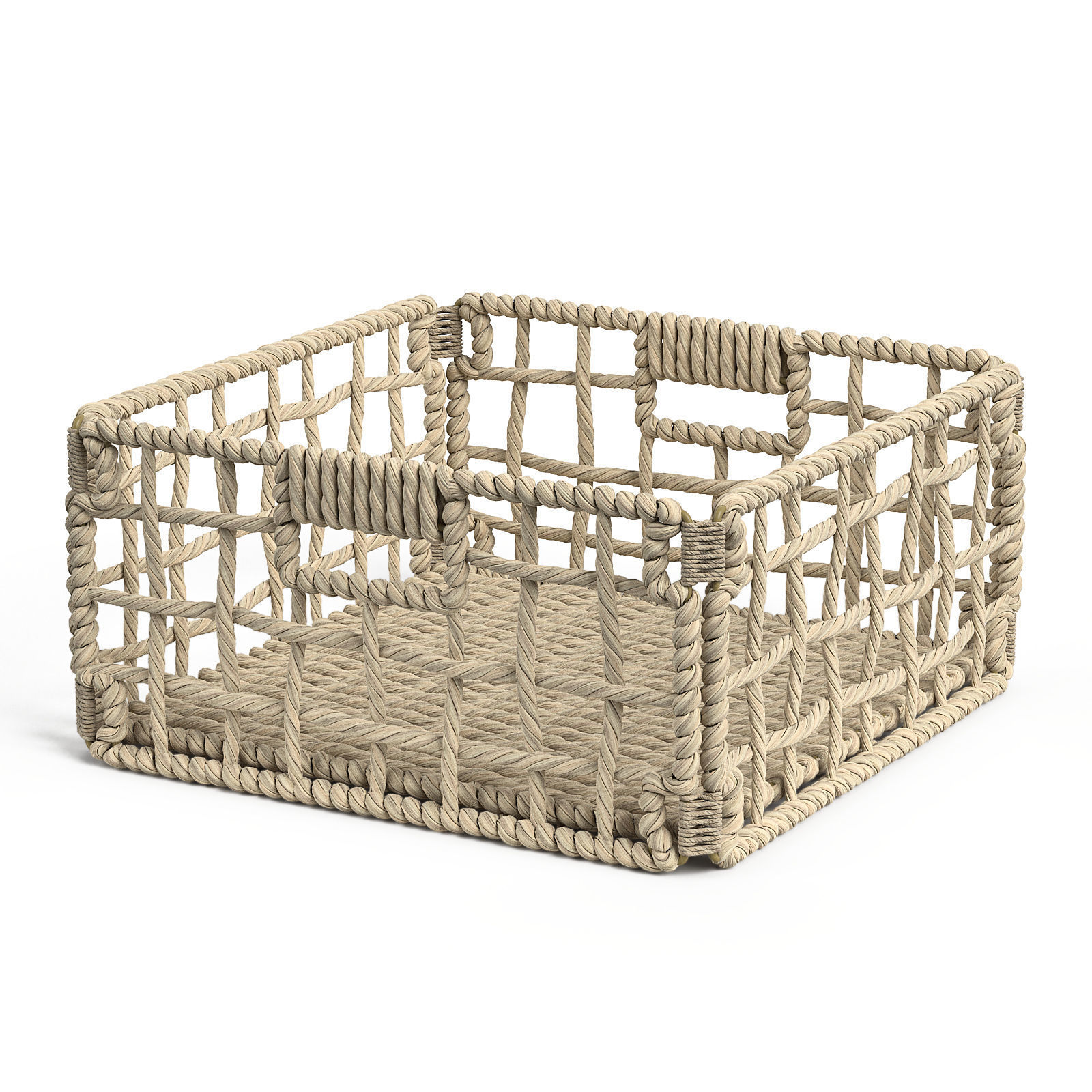 Janice Collection of natural fiber baskets RendezVousDeco _37