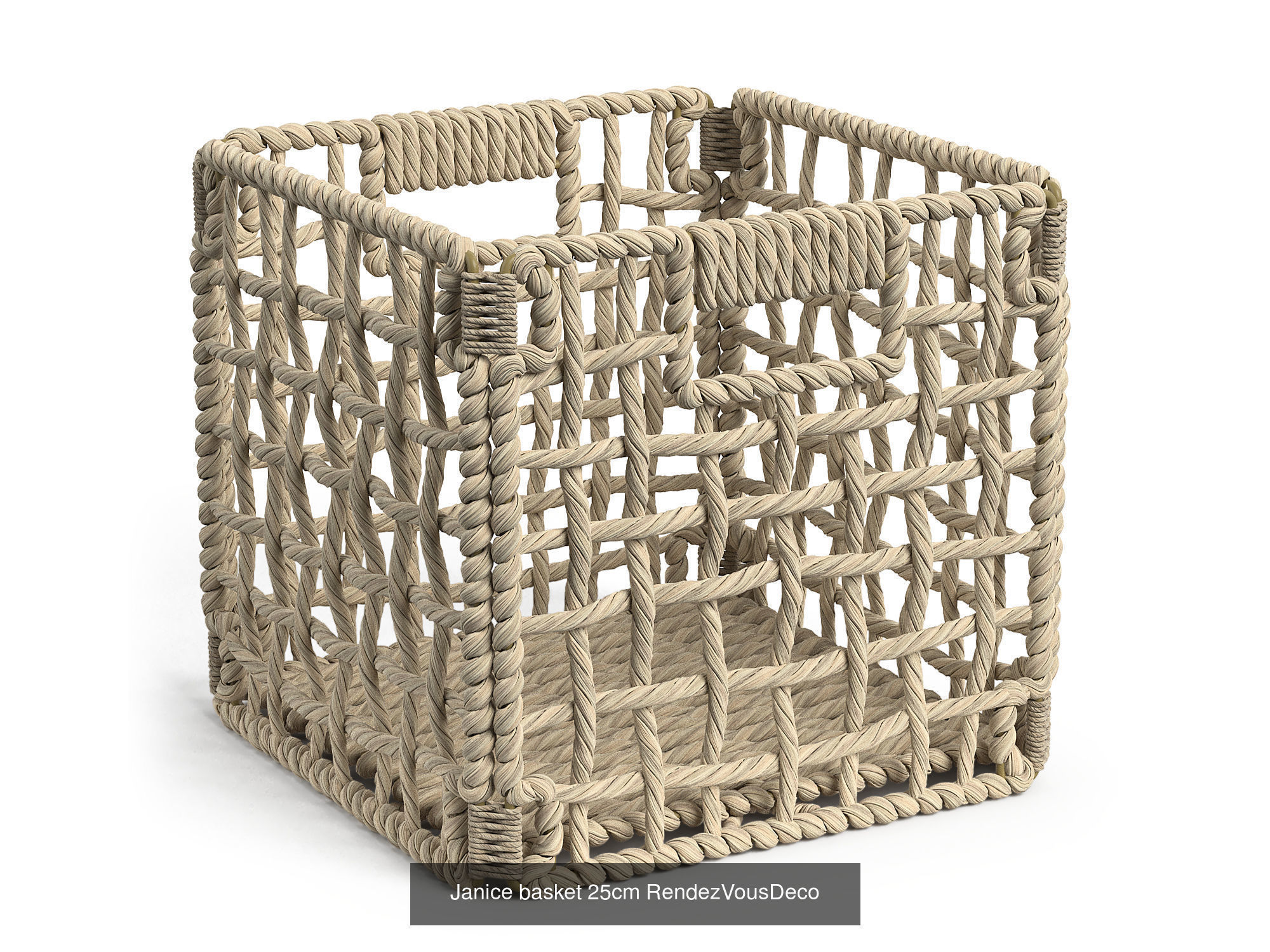 Janice Collection of natural fiber baskets RendezVousDeco _1