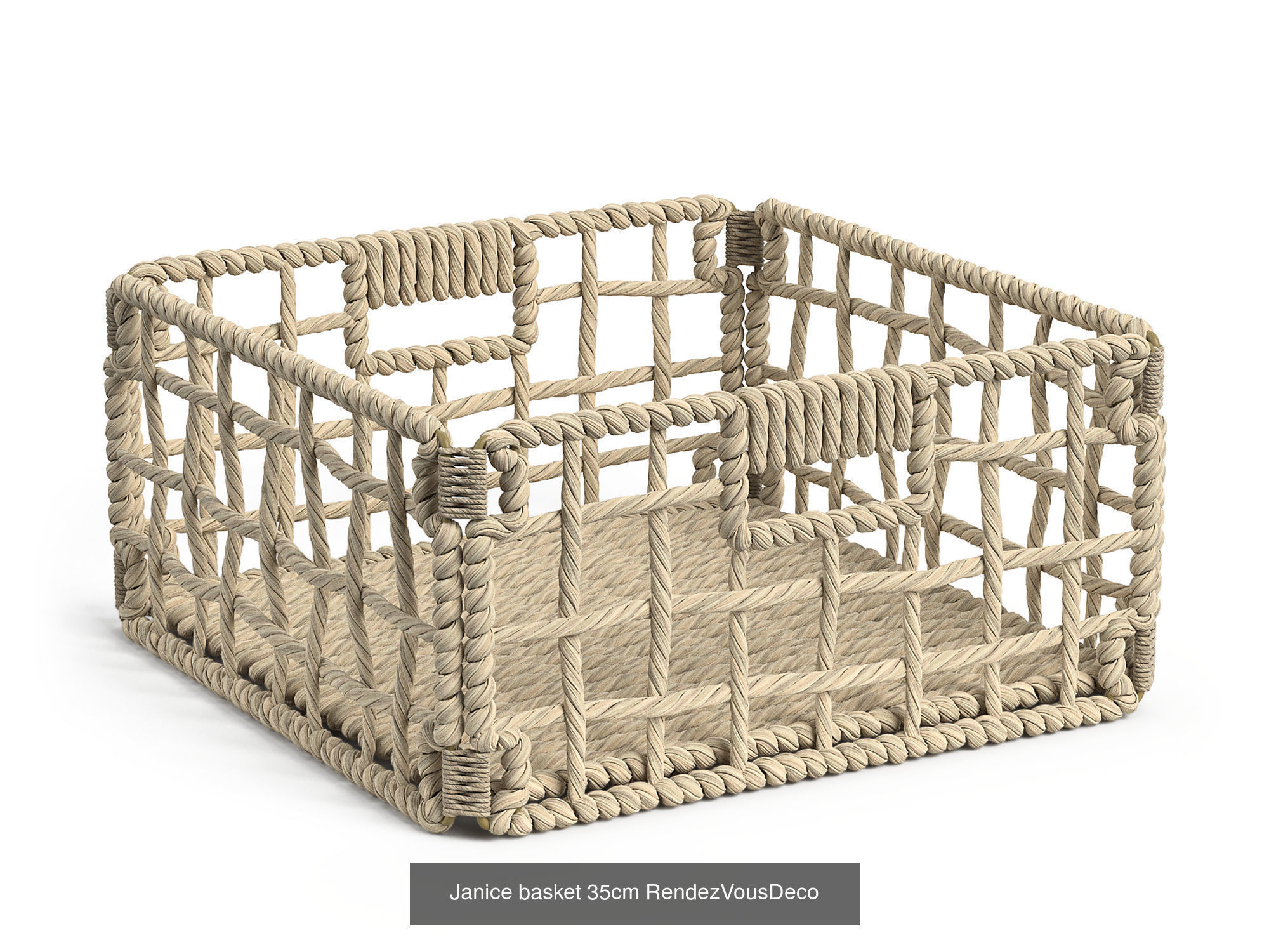 Janice Collection of natural fiber baskets RendezVousDeco _3