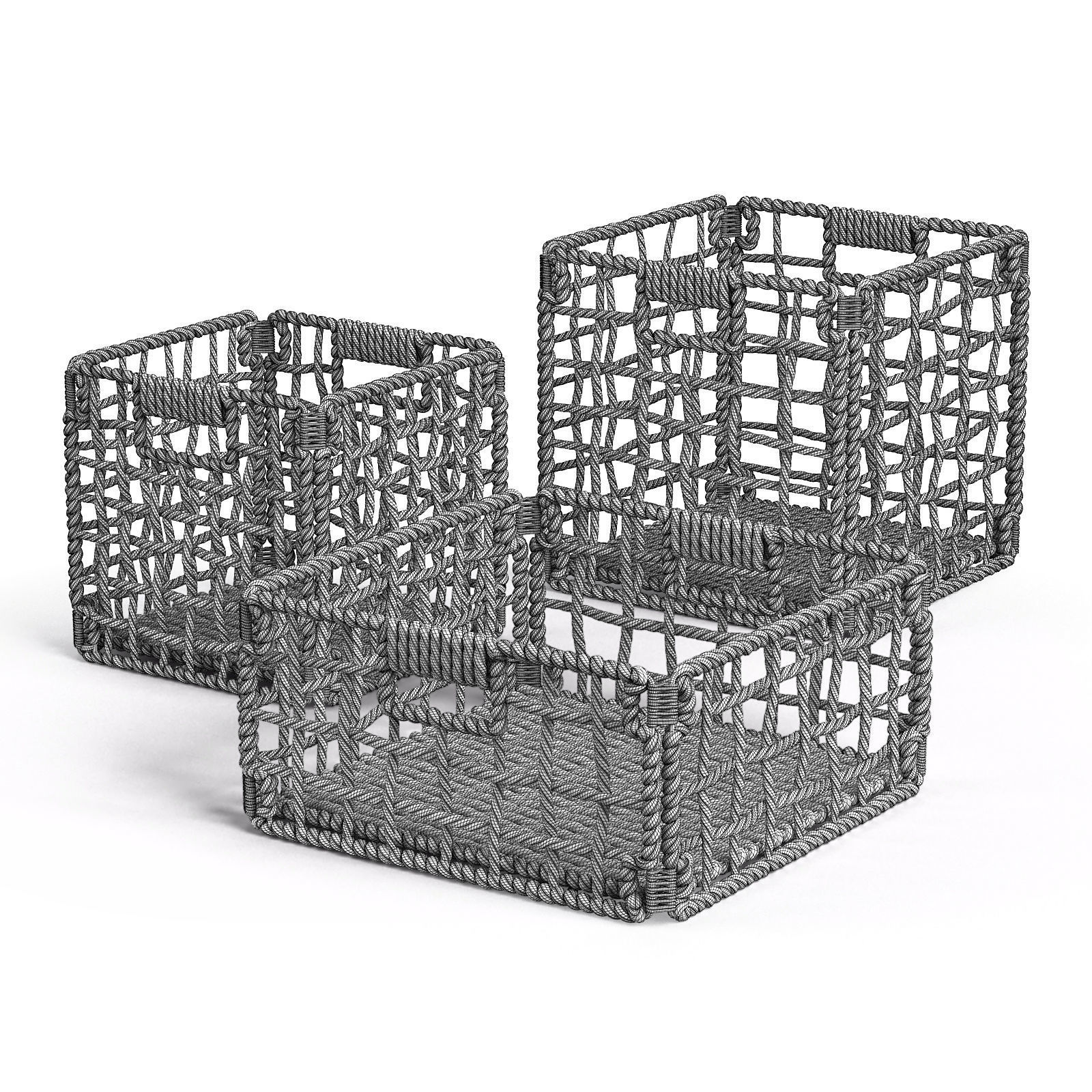 Janice Collection of natural fiber baskets RendezVousDeco _7