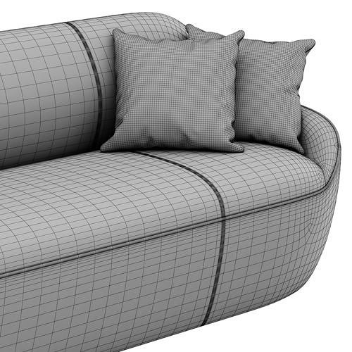 Becca Sofa By Bernhardt Design 3D model 4