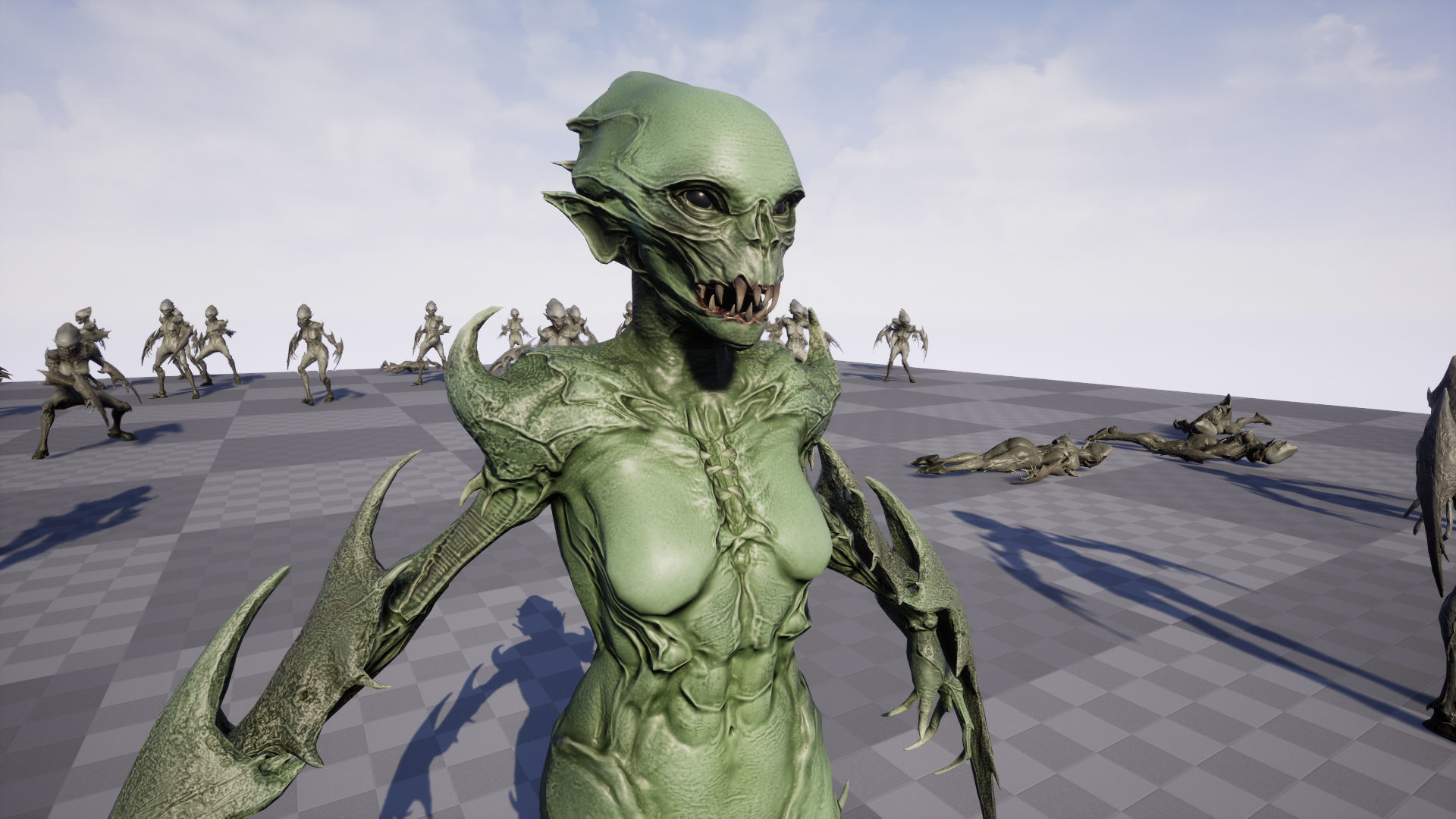 Monster 9 Low-poly 3D model_14