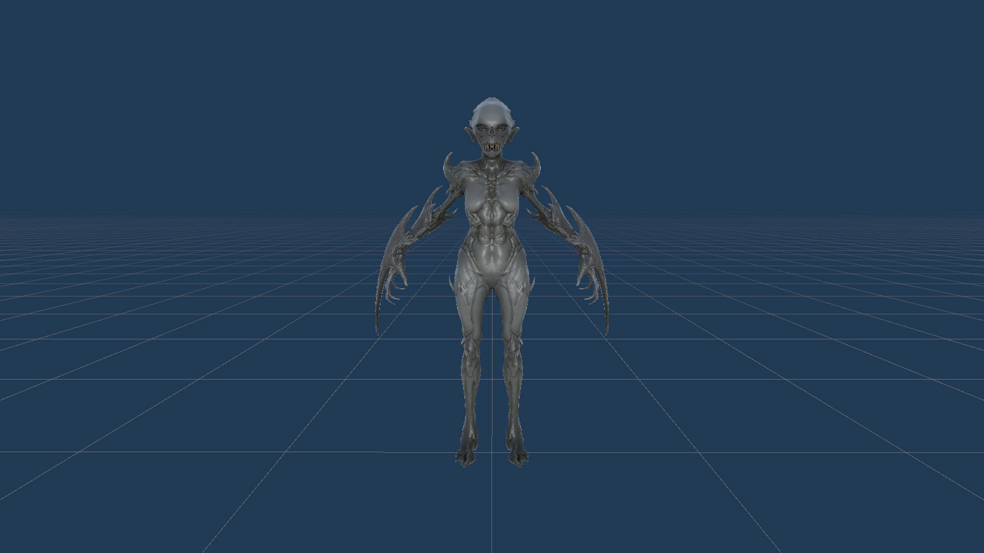 Monster 9 Low-poly 3D model_29