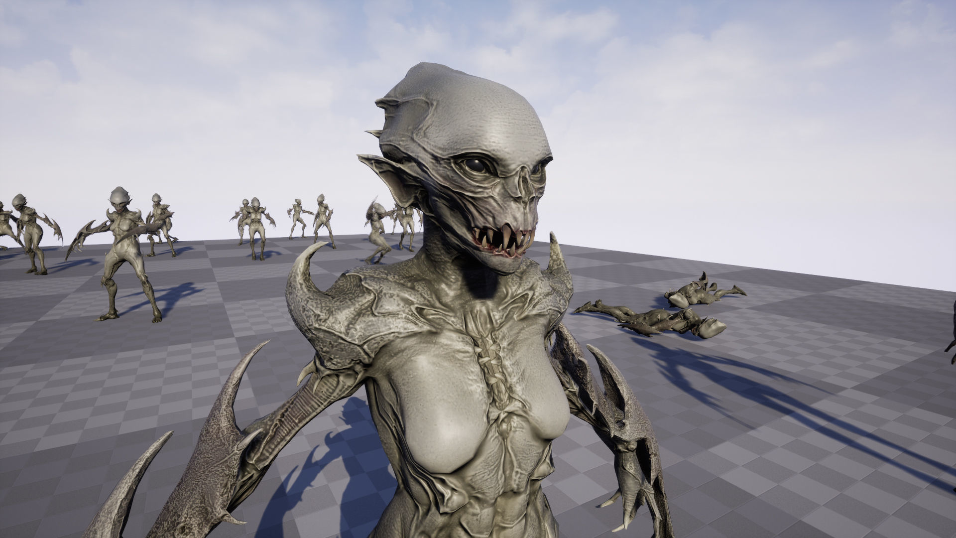 Monster 9 Low-poly 3D model_16